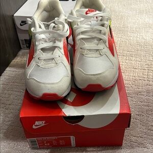 Nike Kids Air Max Sneakers - White and Red
